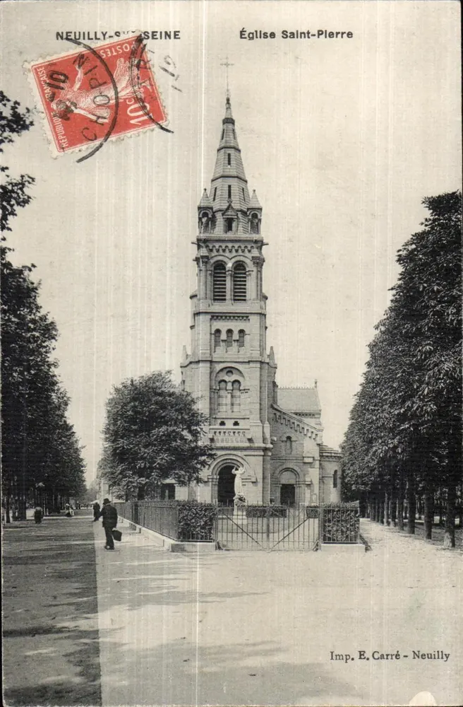 Neuilly-sur-Seine — Kirche Saint-Pierre — Verlag E. Carré - Neuilly - Vorderseite