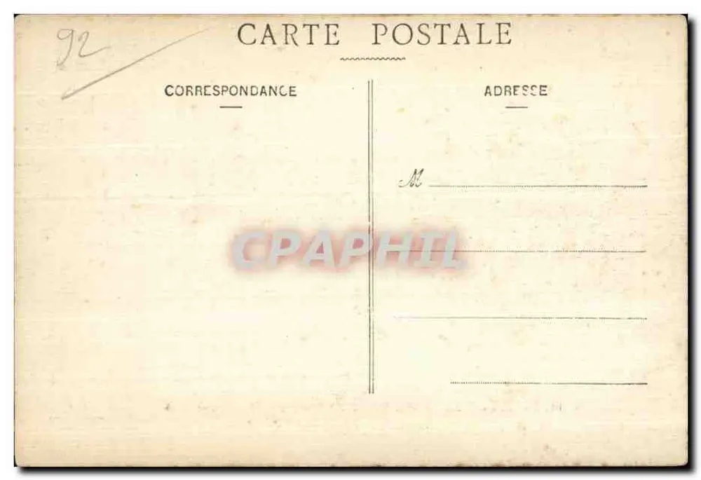 Forêt de Melton-Bellevue — Le Bassin de la seconde — Terrasse de l'Observatoire — F.F. Paris - Rückseite