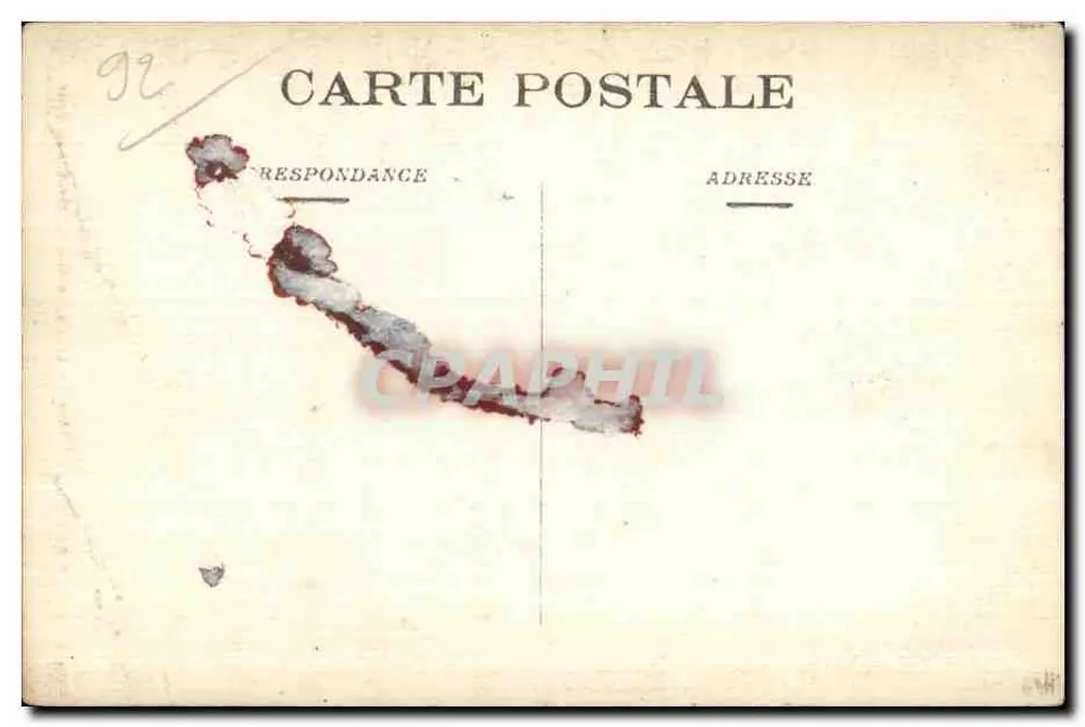Floresta de Meudon (Art.) — O Grande Cedro, chamado Árvore Verde — F. F. Paris, n° 172 - Verso
