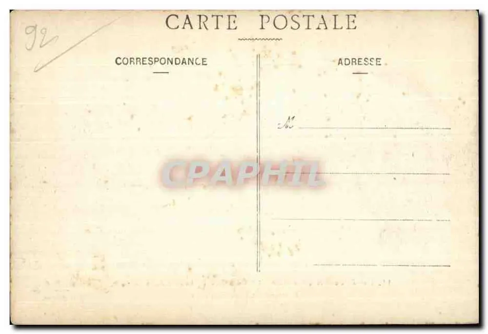 Wald von Meudon-Bellevue — Der See der zweiten Terrasse des Observatoriums — F. F. Paris - Rückseite