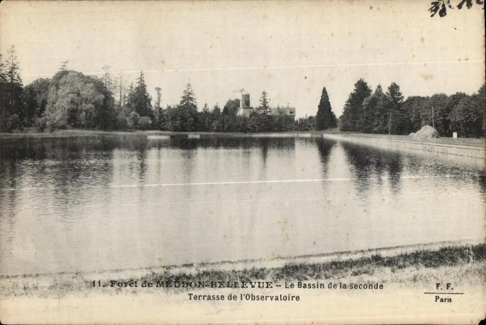 Forêt de Meudon-Bellevue — Le Bassin de la Seconde — Terrasse de l'Observatoire — F.F. Paris - Vorderseite