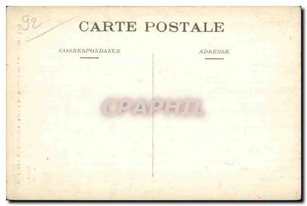 Floresta de Meudon (Art.) — O Grande Cedro, chamado de Árvore Verde — F. F. Paris, n° 172 - Verso