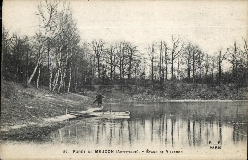 Wälder von Meudon (Künstlerisch) — See von Villebon — F. F. Paris - Vorderseite