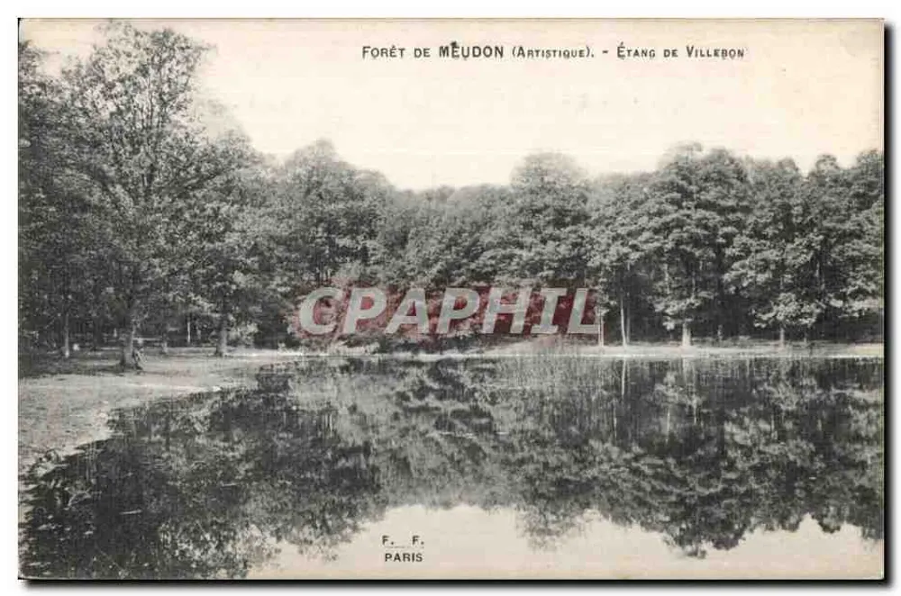 Wälder von Meudon (Künstlerisch) — See von Villebon — F. F. Paris - Vorderseite