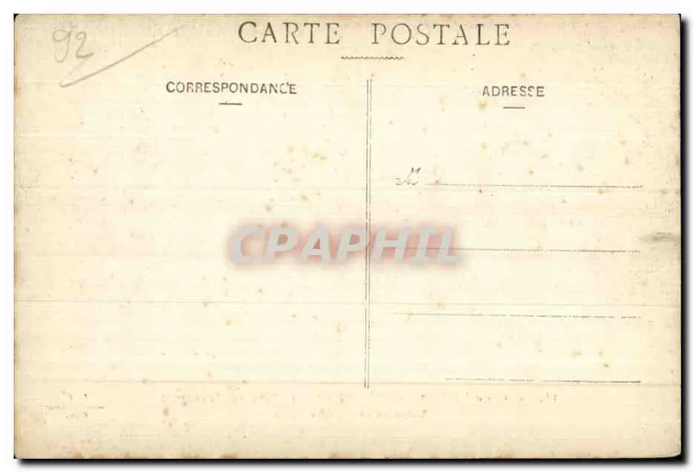 Wald von Meudon-Bellevue — Der Zweite See — Terrasse des Observatoriums — F. F. Paris - Rückseite