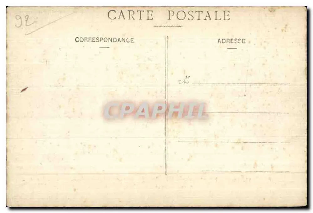 Wald von Meudon-Bellevue — Der See der zweiten Terrasse des Observatoriums — F.F. Paris - Rückseite