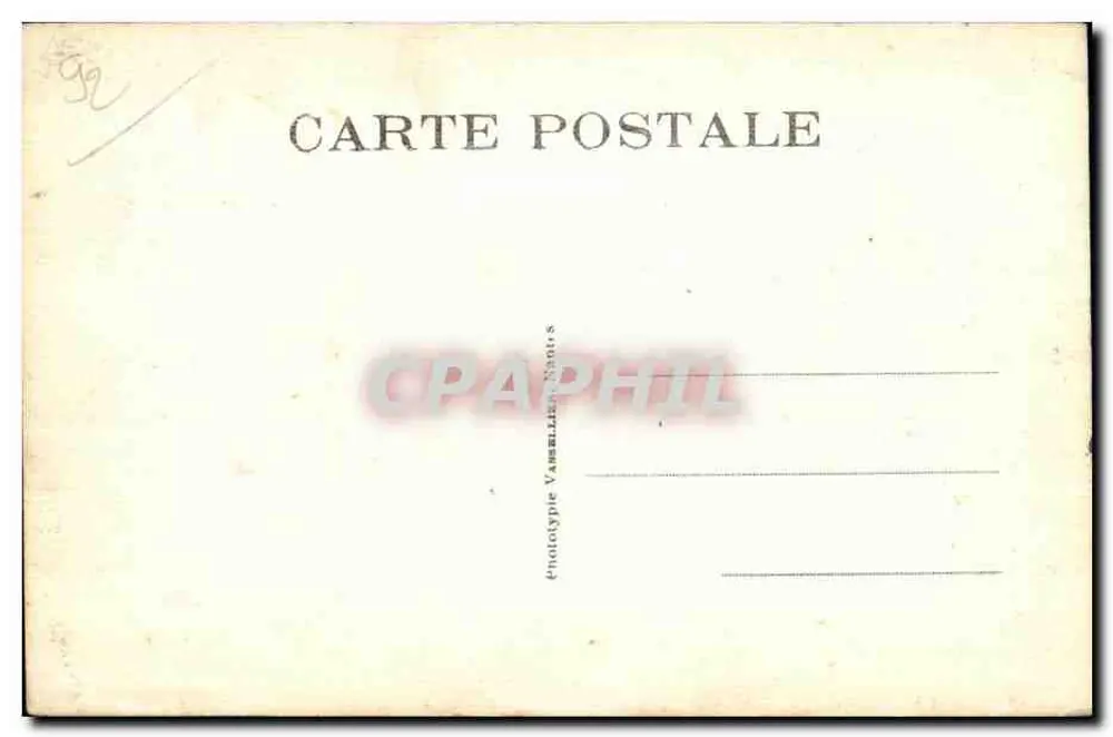 Wald von Meudon (Künstlerisch) — See von Villebon — F. P. Paris - Rückseite