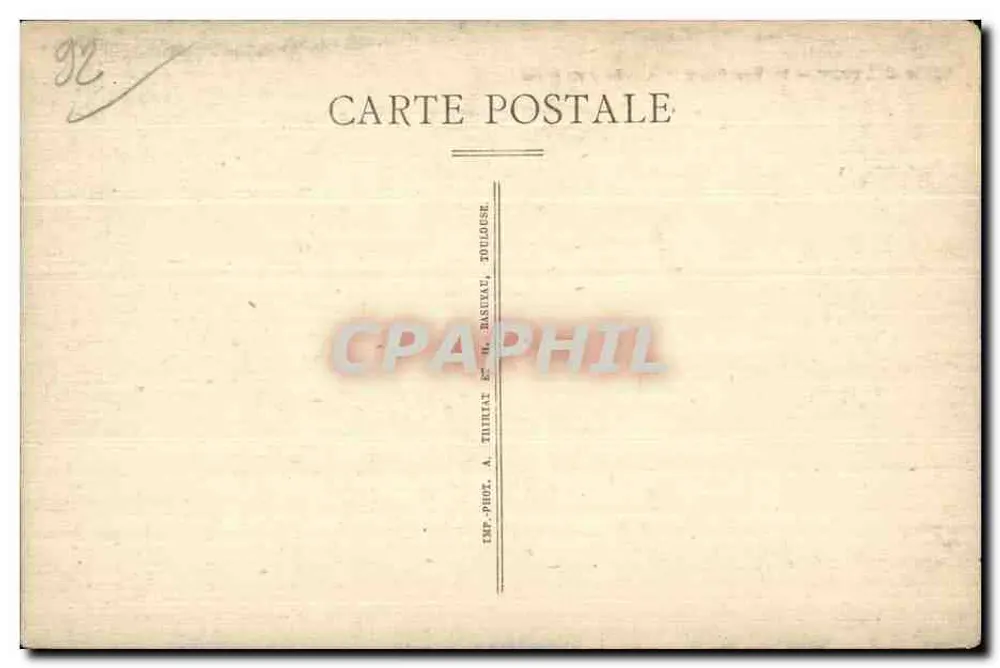 Ville-d'Avray — Der alte See und das Caban von Corot - Rückseite