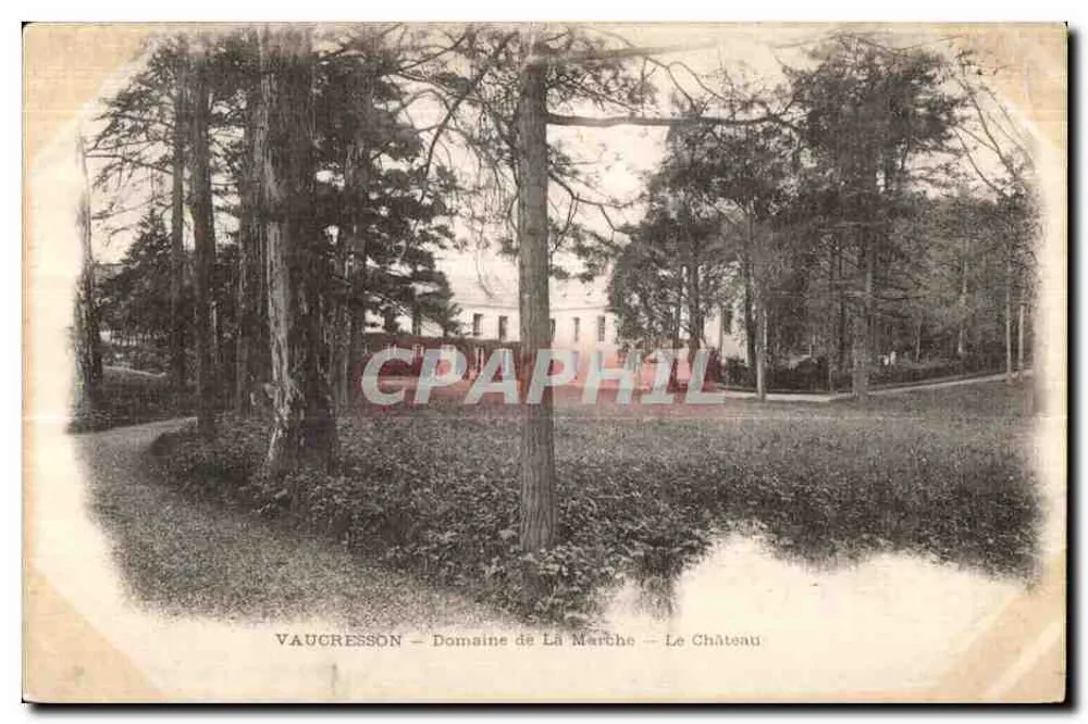 Vaucresson — Domaine de La Marche — Das Schloss - Vorderseite