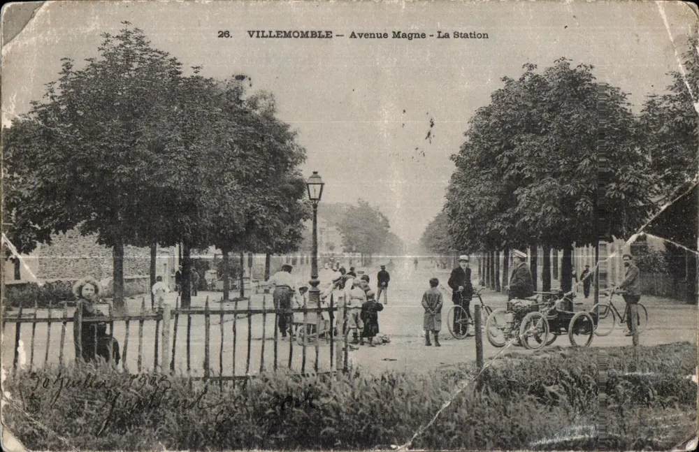 Villemonble — Avenue Magne - Die Station — Verlag/Drucker unbekannt, n° 26 - Vorderseite