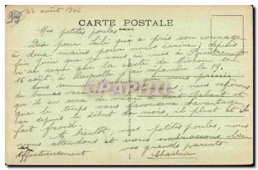 Vaujours - Le Vert-Galant (S.-et-O.) — O Canal - Verso