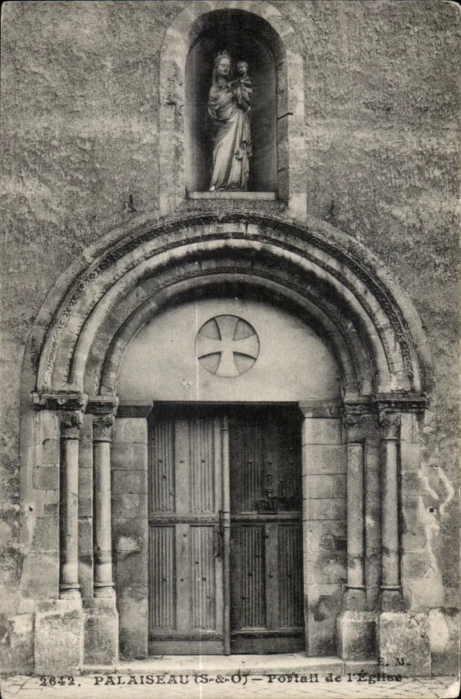 Palaiseau (S.-&-O) — Portal der Kirche — E.M. - Vorderseite