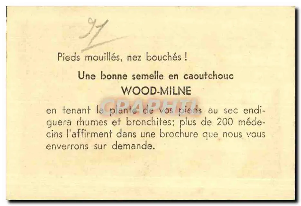 O Donjon de Monthléro — ruínas de um donjon medieval — E.I.C. L. Mauguière, Paris, n°92 - Verso
