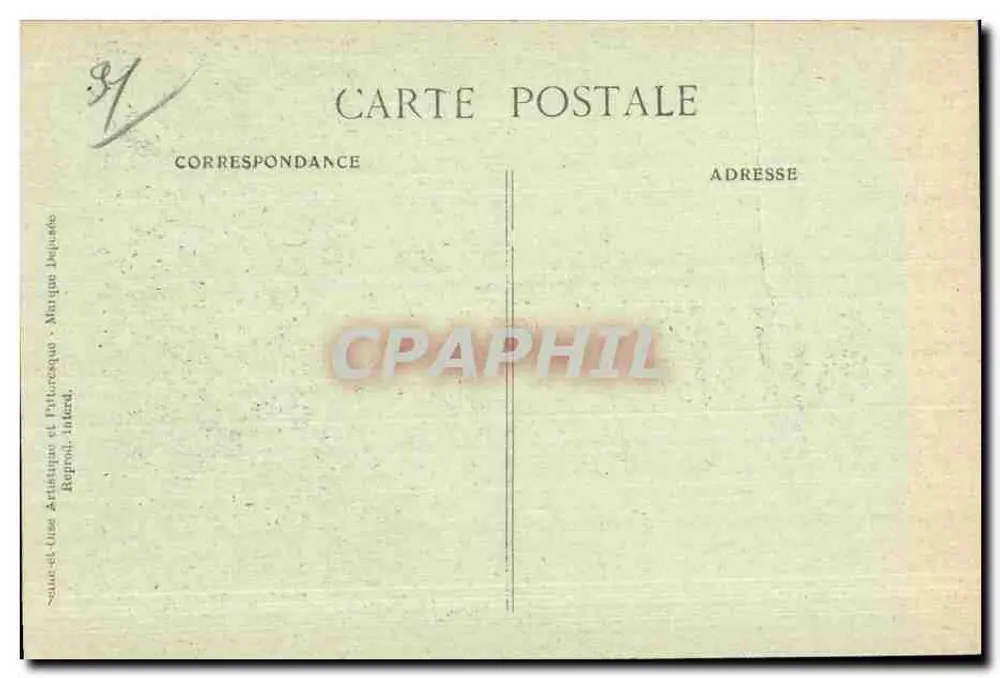 Montlhéry (S.-et-O.) — Die Tour de Montlbery — Verleger Paul Allorge, Serie C a 12 - Rückseite