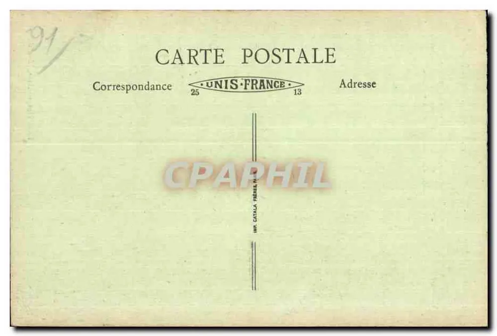 Montlhéry (S.-et-O.) - A Torre e conjunto das Ruínas do Castelo — Antigo donjon do castelo, fortificado em 999 por Thibault-Filoupes, desmantelado em 1591 - Verso