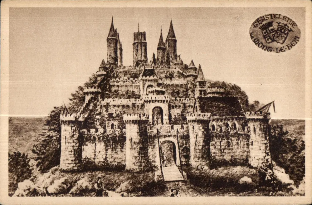 Castelo-Forte de Montlhéry — reconstituído por Roddiggiero em 1897 — Edição H. Desgouillons Montlhéry - Frente