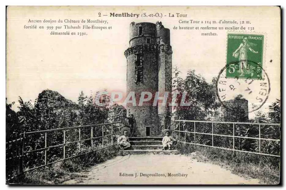 Montlhéry (S.-et-O.) — Die Turm — Ausgabe J. Desgouillons, Montlhéry - Vorderseite