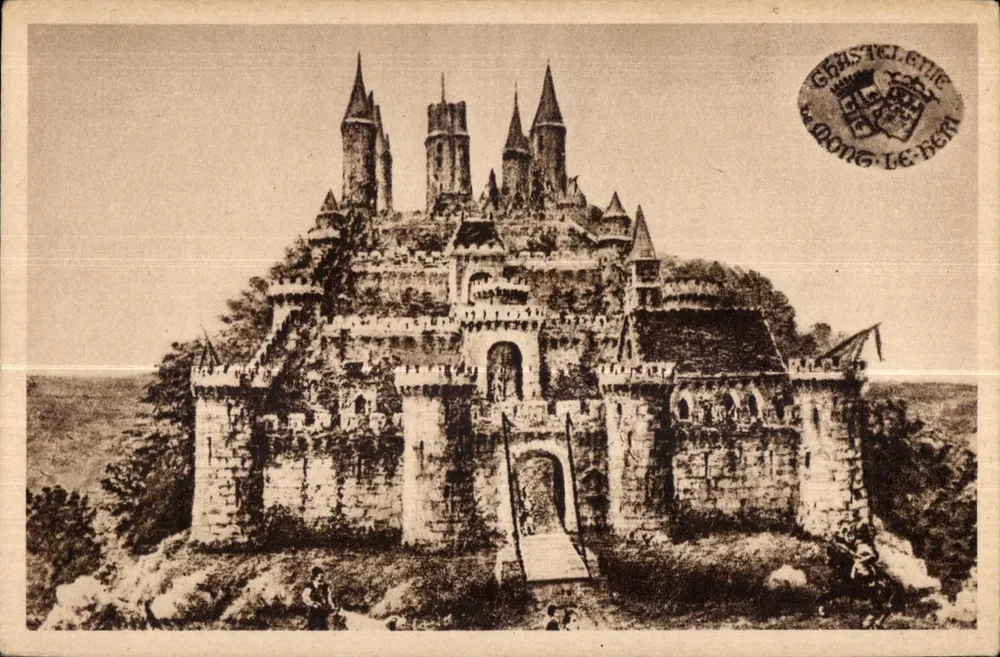 Castelo-Forte de Montlhéry — reconstituído por Roddiggiero em 1897 — Edição H. Decouillons - Frente