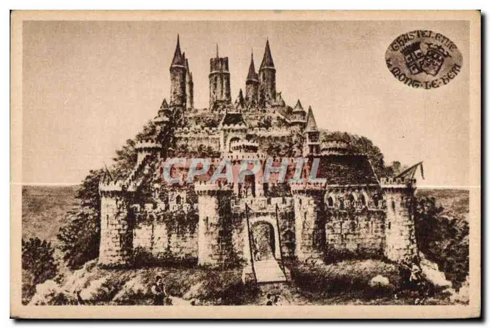 Kasteel van Montlhéry — herbouwd door Roddiggiero in 1897 — Uitgave H. Desgouillons Montlhéry - Voorkant