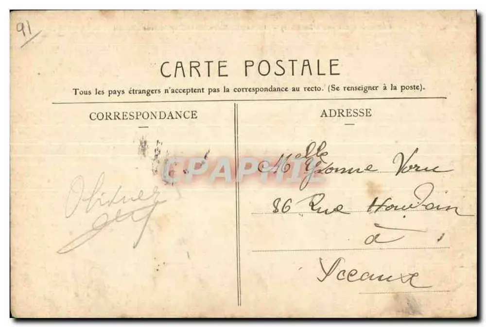 Antigo Castelo de Montlhéry — fac-simile — Edição Desgouillons - Verso
