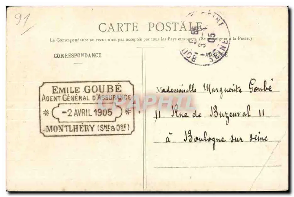 Antigo castelo de Montlhéry — vista-simile — J. Desgonillons, editor, Montlhéry - Verso