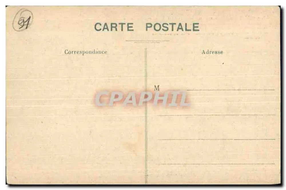 Montlhéry (S.-et-O.) — Die Ruinen der alten Festung — Zeichnung von M. Leprière, 1872 - Rückseite