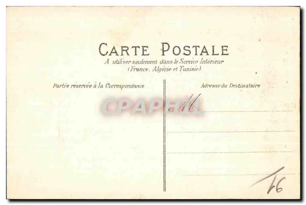 Étampes — Iglesia de San Basilio (El Portal) — P. Marmuse, París, n°28 - Reverso
