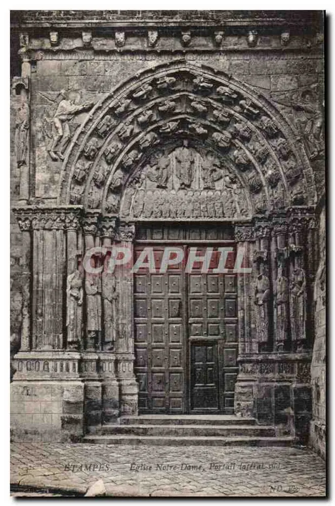 Portal lateral da Igreja Notre-Dame — Stamps — N° 15 - Frente