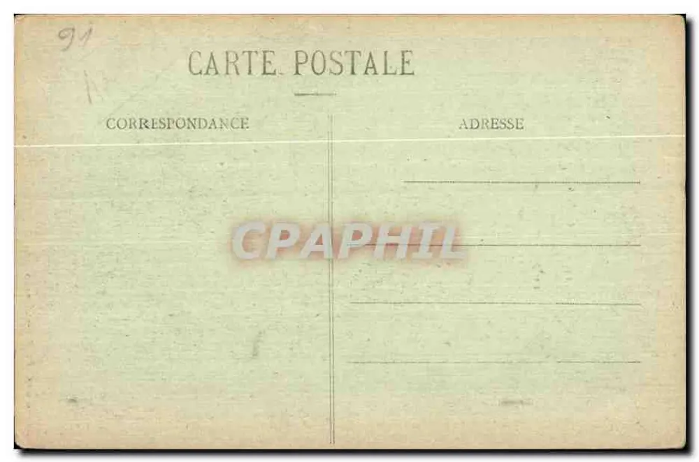 ÉTAMPES — Blick auf die Stadt von einer Schieferung der Turm — Sammlung und Foto von E. Rameau, Étampes - Rückseite