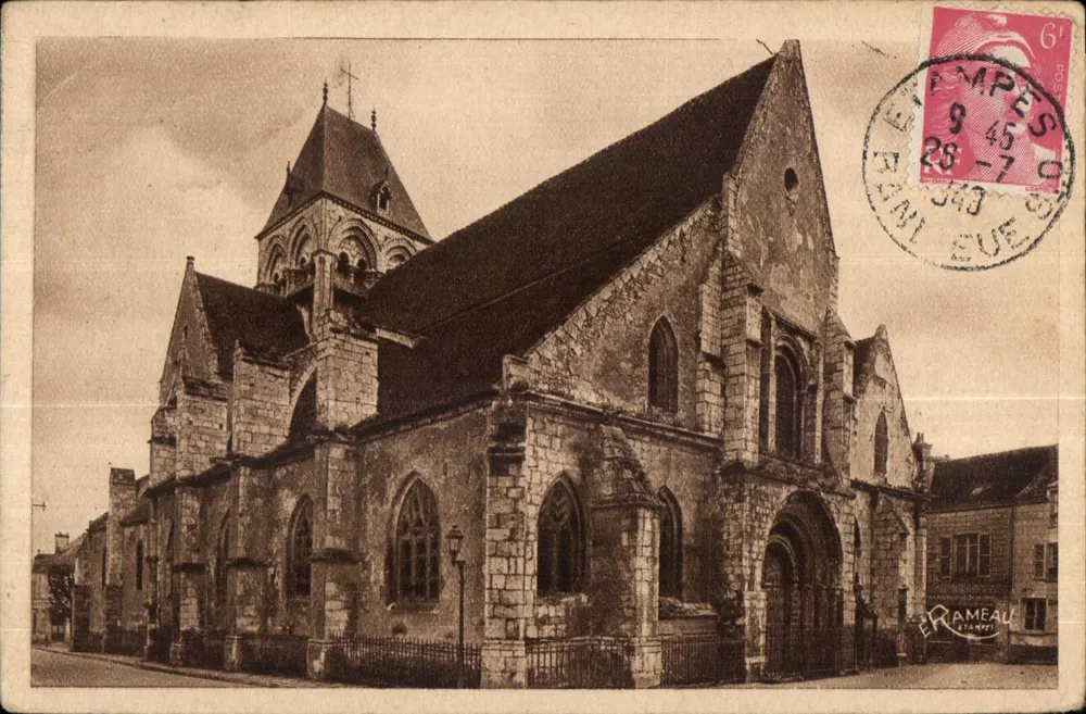 Étampes — Igreja de São Basílio — Editor Rameau - Frente