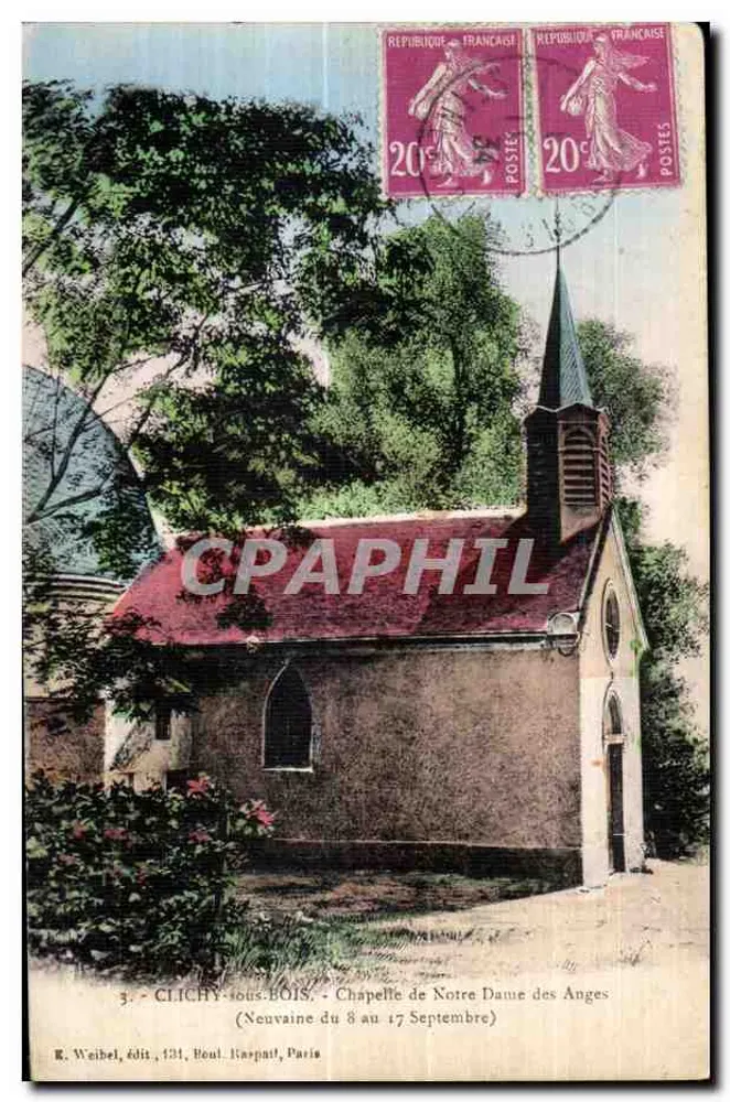 Clichy-sous-Bois - Kapelle Notre Dame des Anges — Verlag Weibel, 134, Boulevard Krapat, Paris - Vorderseite
