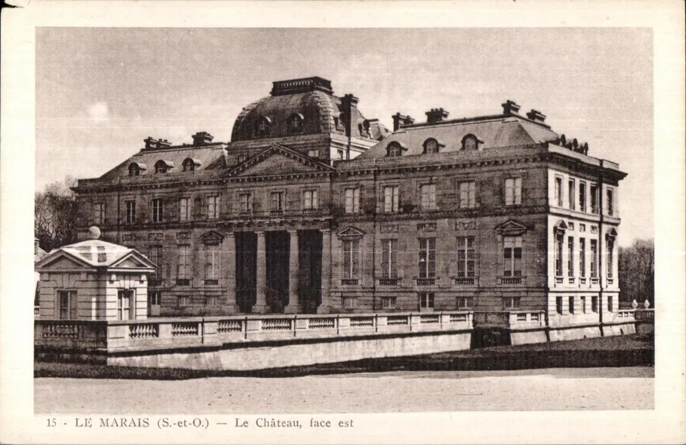 Le Marais (S.-et-O.) — Le Château, face est — L. Baslé, Photo L. Baslé, Le Val-Saint-Germain - Frente