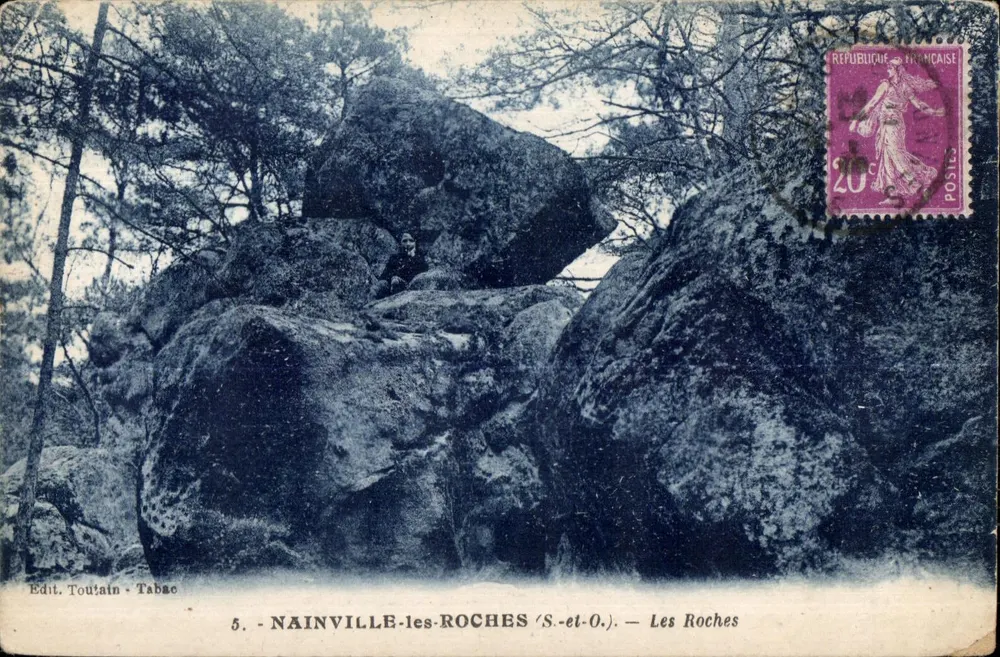Nainville-les-Roches (S.-et-O.) — Die Roches — Verlag Toutain - Tabac - Vorderseite