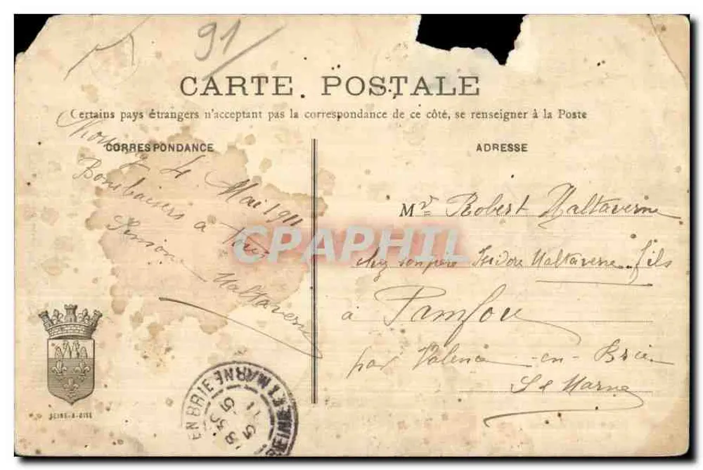 Morsang-sur-Orge — Bois de Beauséjour — Villa « Mon Abri », Avenue de la Princesse — Edition de l'Orge, A. Thévenet, Savigny - Reprod. interd. - 326 - Rückseite