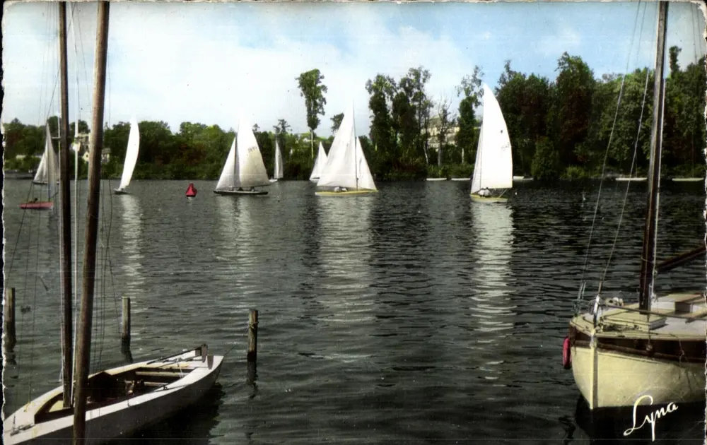 Ufer der Seine — Segelschiffe — Photo du Carré - N° 40 - Vorderseite
