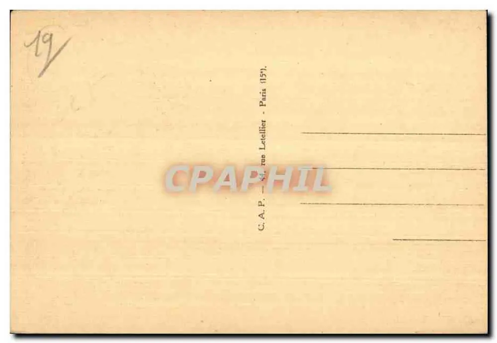 Tulle — Uitzicht op de Quais — C.A.P. Letellier - Achterkant