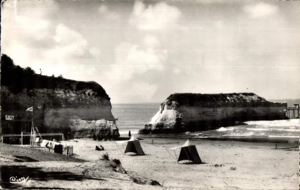 Praia dos Vergnès em Meschers-sur-Gironde — Fotografia CIM — n° 14 000 - Frente