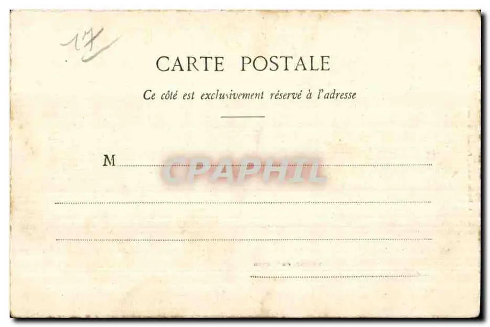 Talmont — Le Ruine del Castello — A. Robin, Editore, Fontenay-de-Camé - Verso