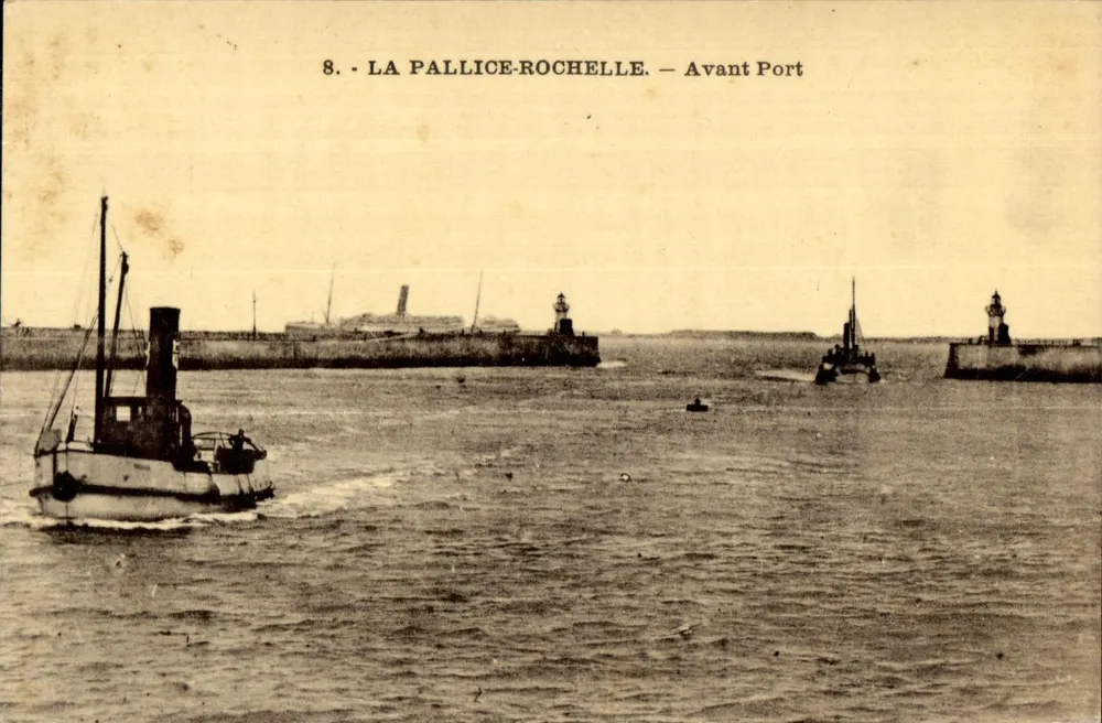 La Pallice-Rochelle — Avant Port — J. Nozals, Verlag, n°8 - Vorderseite