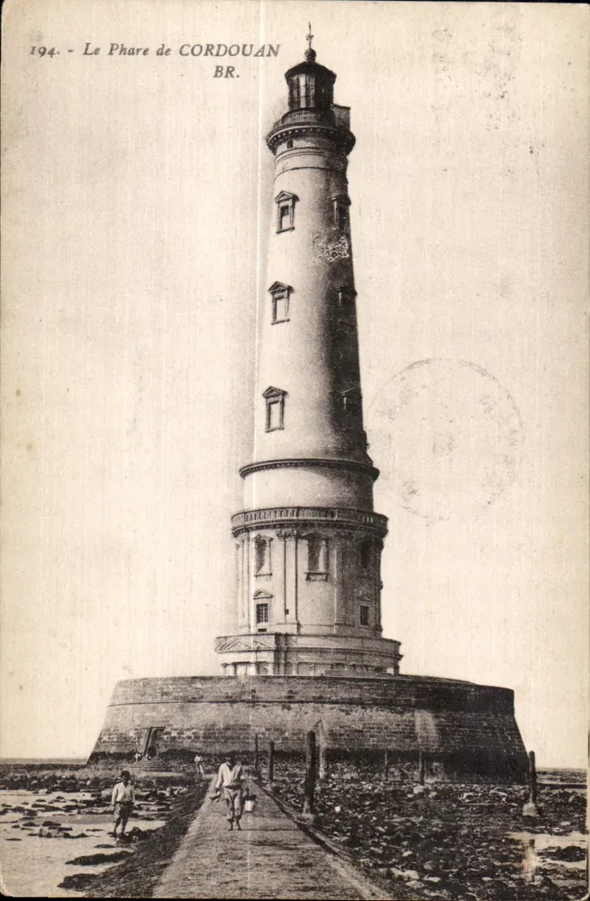O Farol de Cordouan — Br. — Bloc Frères, Bordeaux, n°194 - Frente