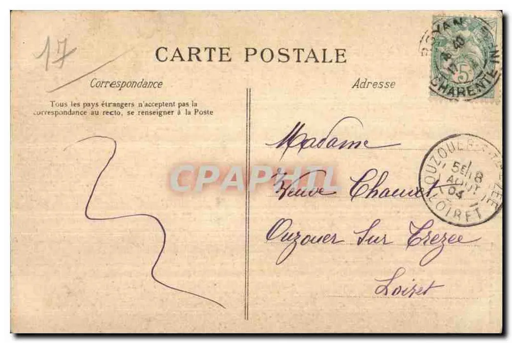 Royan: Ein Eck des Hafens — Erinnerung — Sammlung Victor Bittigh, n°18 - Rückseite