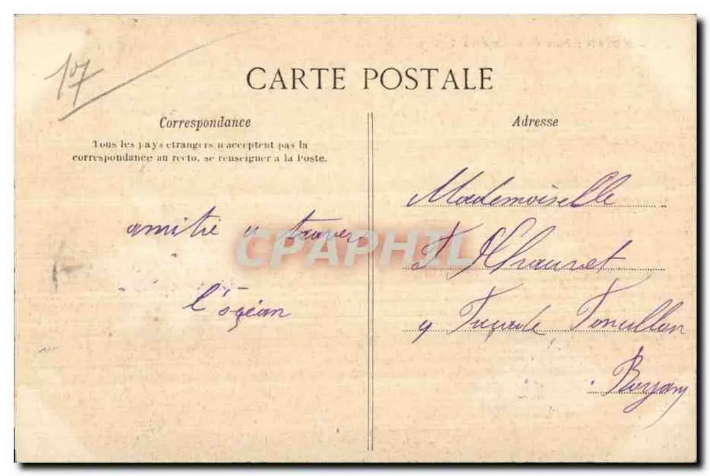 Royan: Porto e Boulevard Thiers — Carta postale n. 31, edita da L. Chauvin, Royan - Verso
