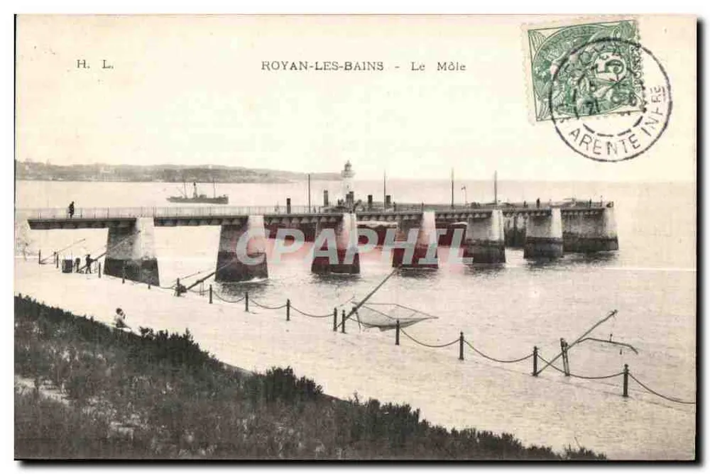 Royan-les-Bains - O Môle — H. L. editor - Frente