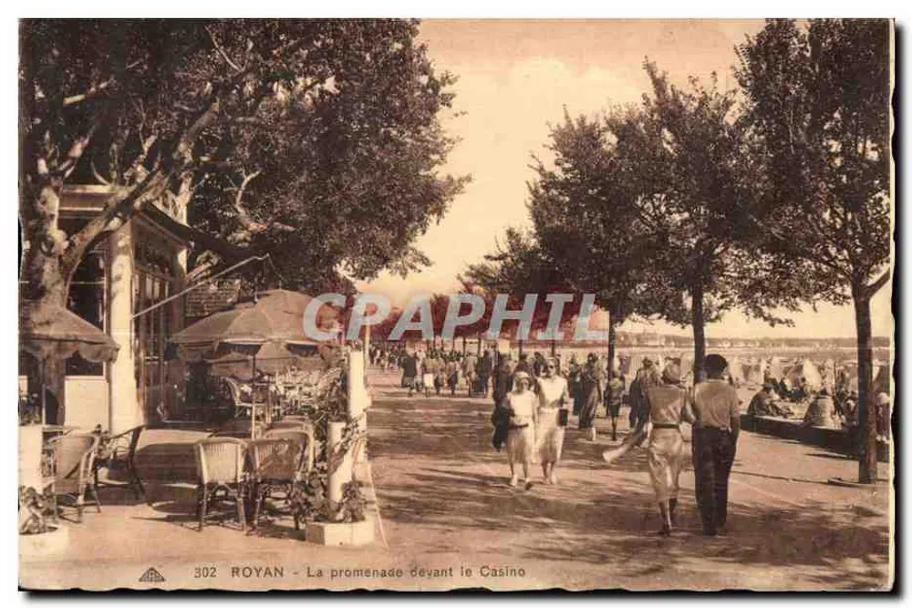 Royan - A promenade diante do Casino — Edição das Novas Galerias, Royan, n°302 - Frente