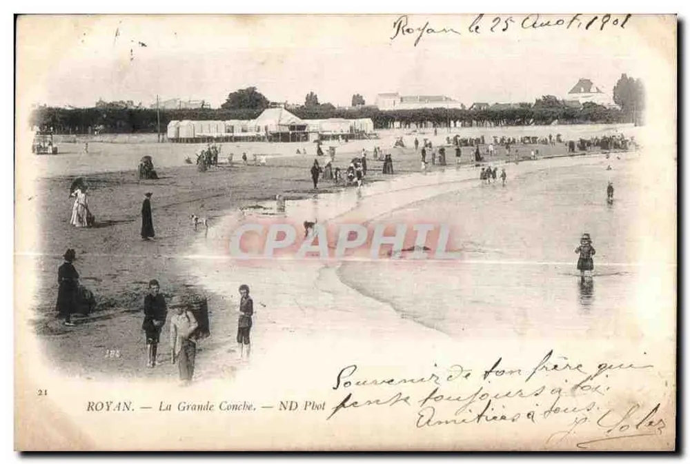 Royan — A Grande Conche — ND Phot - Frente