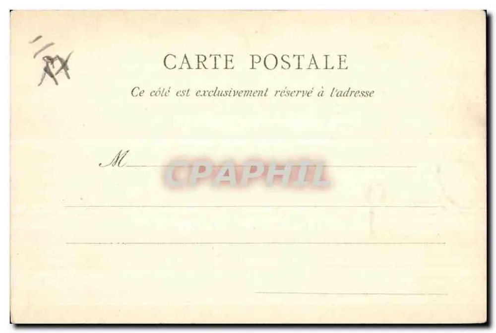 Royan — Die Plage und das Casino de Foncillon — Victor BILLAUD, Druck Royan - Rückseite