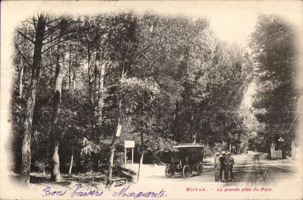 Royan — Die große Allee des Parks — Verlag Marguerite, Seriennummer nicht sichtbar - Vorderseite