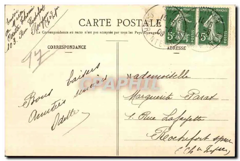 Royan - A Promenade Botton - BR-806 - Verso