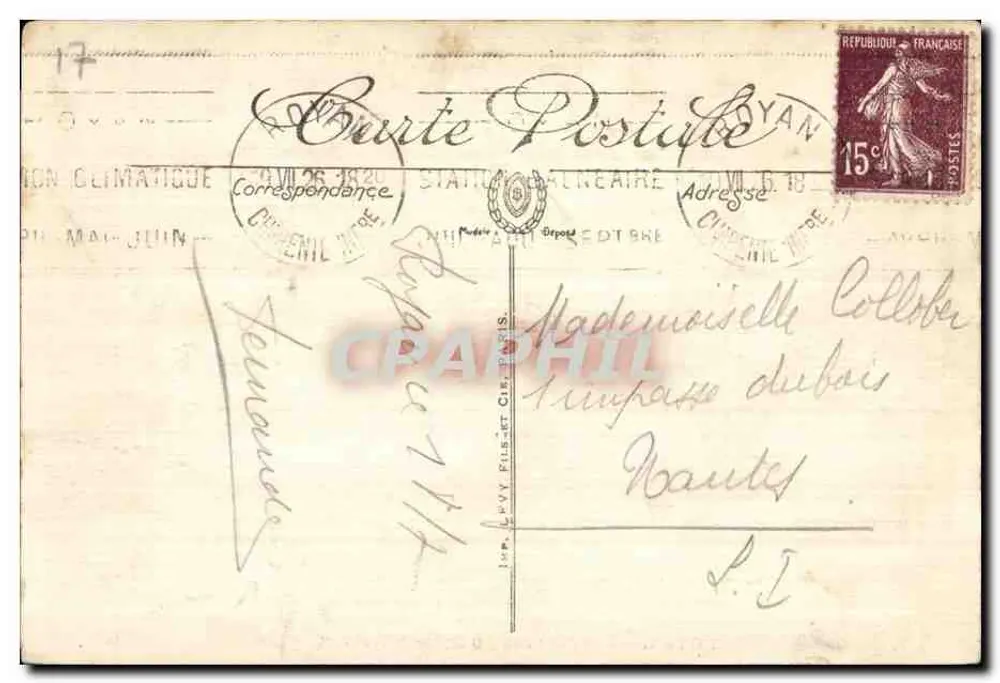 Royan — Die Gärten des Square Botton — N.G. n°203 - Rückseite