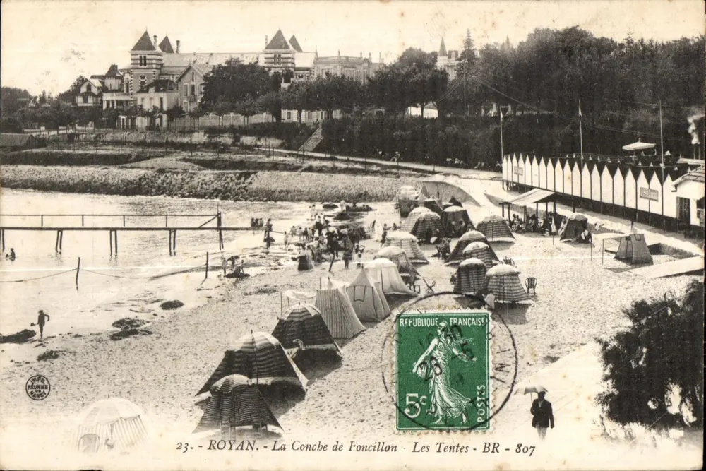 ROYAN - La Conche de F oncillon - Les Tentes - BR - 807 - Vorderseite